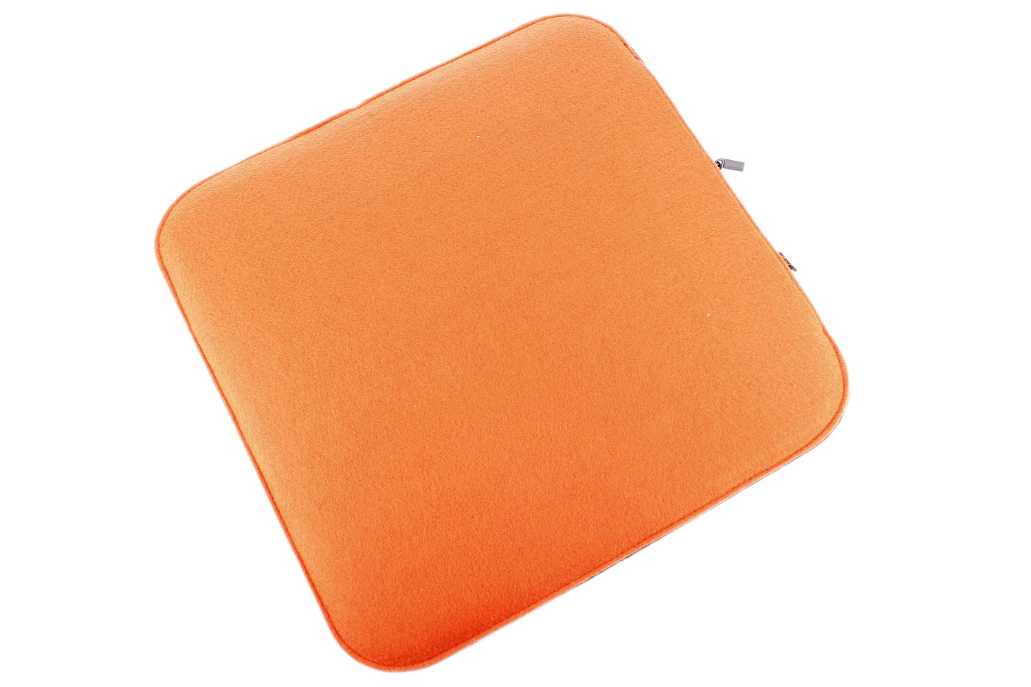 Filz Sitzkissen 2 farbig zum Wenden in orange und dunkelgrau (LX1826)
