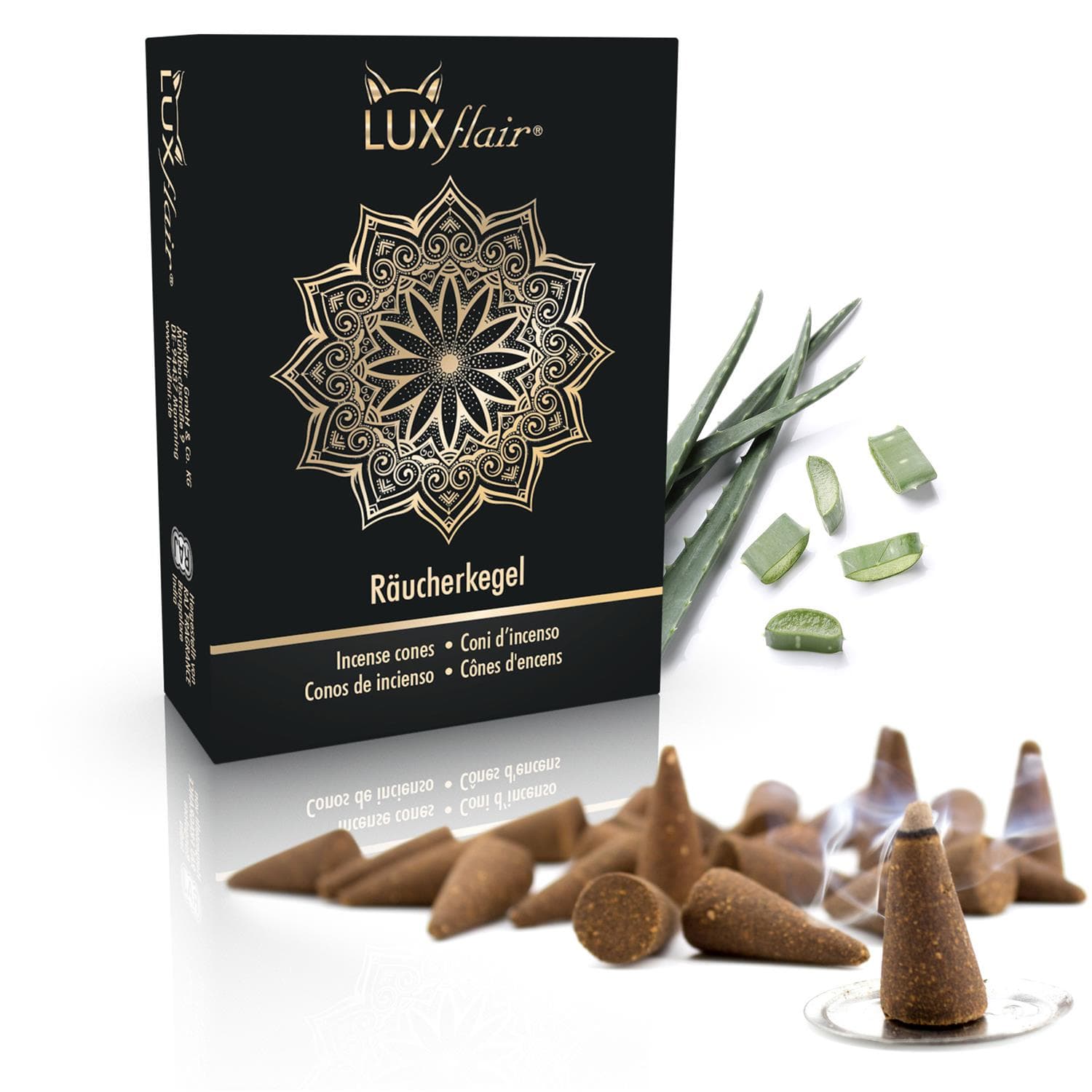 Incense cones 25 pieces - Aloe Vera