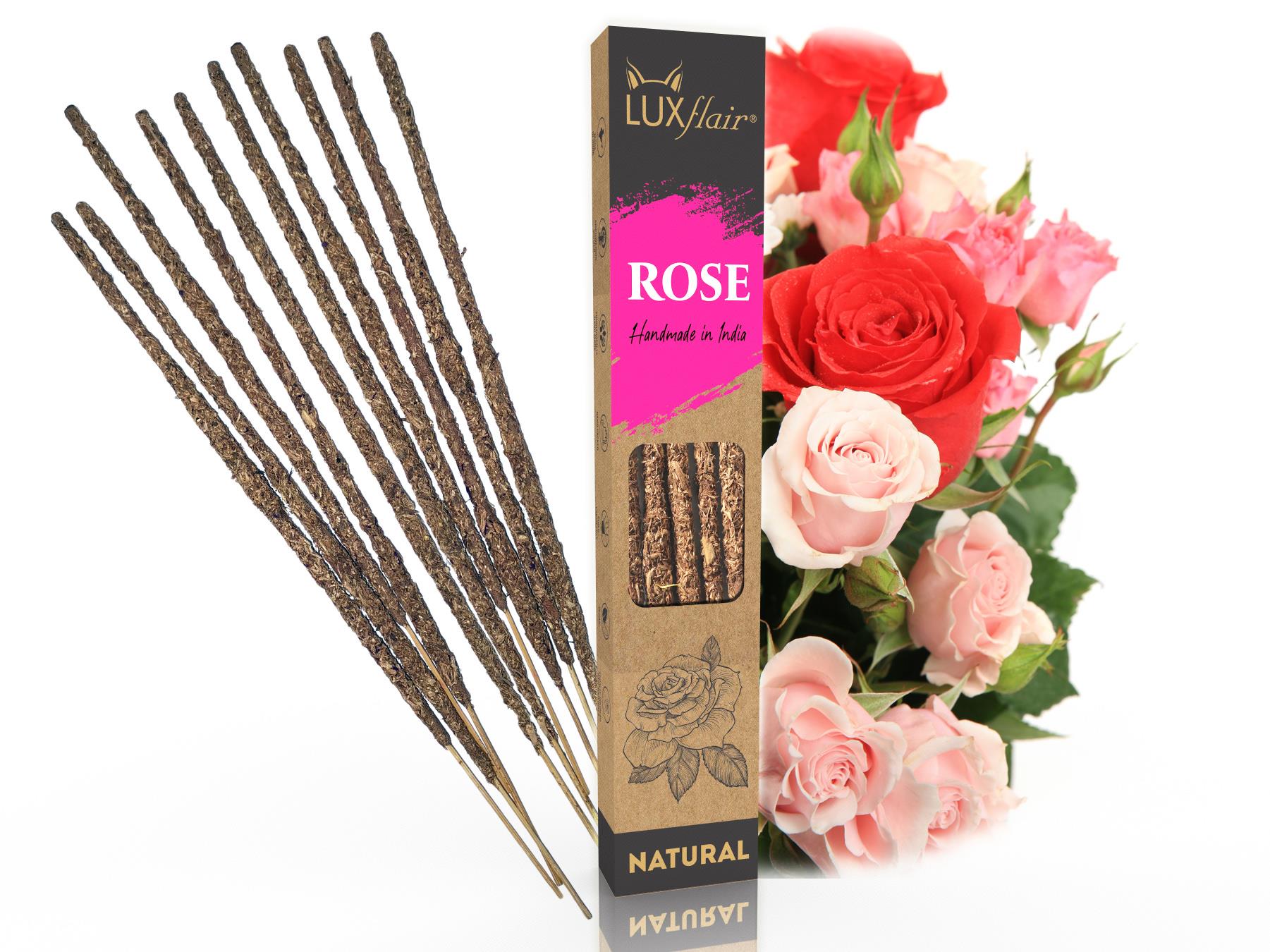 Natürliche Räucherstäbchen Rose - NATURAL ROSE (LX2333)