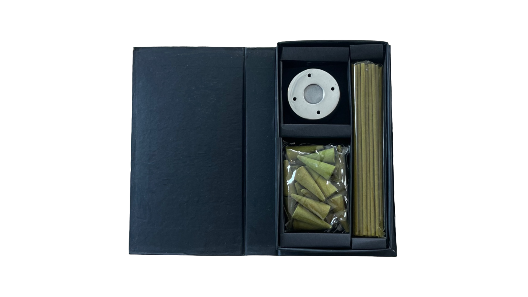 Gift set incense sticks and cones with holder