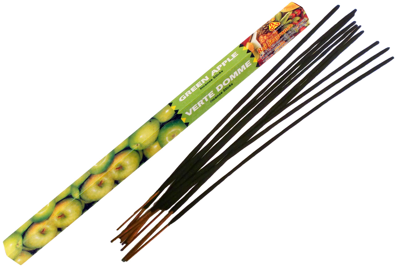 Incense Sticks Green Apple Set of 10