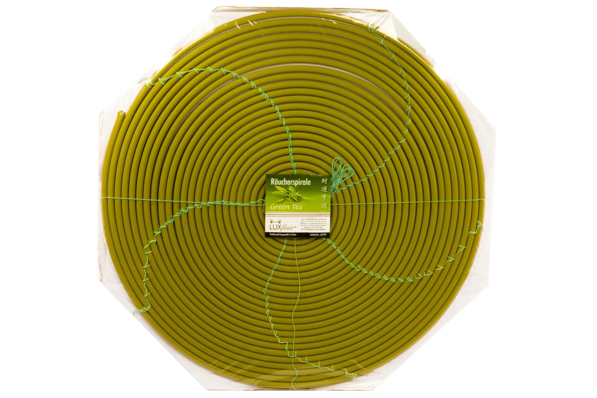14 Tage Räucherspirale mit Grüner Tee Duft (LX1591)