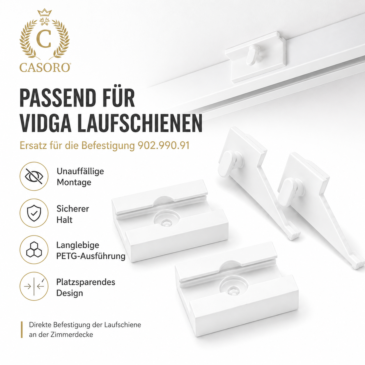 Ceiling mount compatible with VIDGA 902.990.91