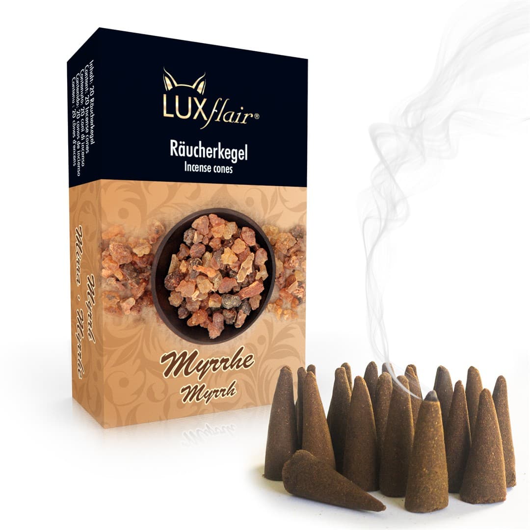 Myrrh incense cone - 20 pieces