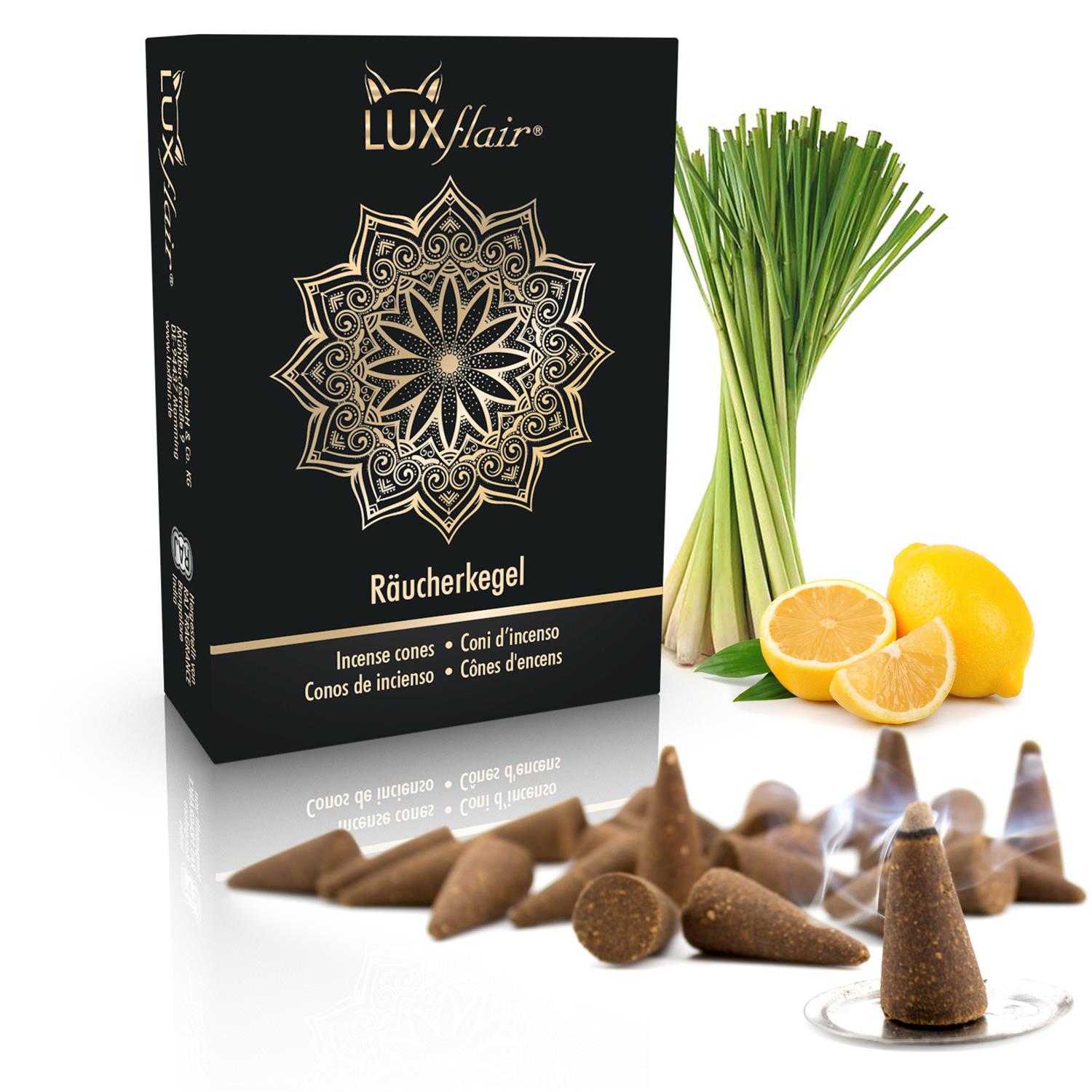 Räucherkegel 25 Stück - Citronella (LX2294)