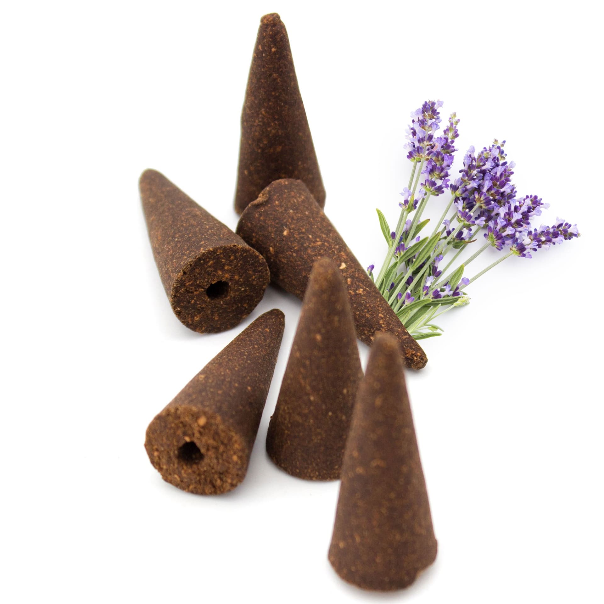 Premium Rückfluss Räucherkegel Lavendel - 30 Stück Für Meditation & Entspannung