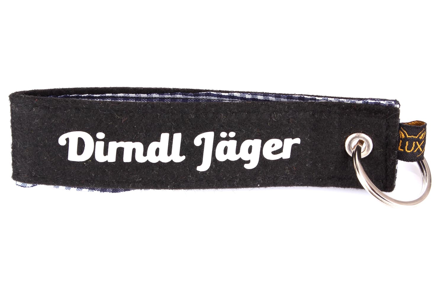 Bavarian felt keychain dirndl hunter