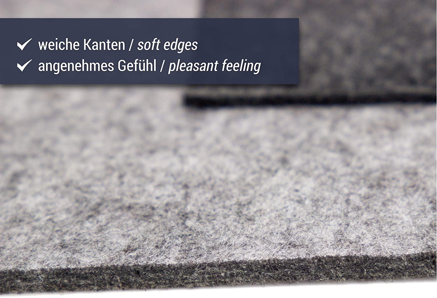 Platzmatten mit Bestecktasche und Hirsch Einstickung, 6er Set, graumeliert (LX1936-6er) Platzmatten mit Bestecktasche und Hirsch Einstickung, 6er Set, graumeliert (LX1936-6er)