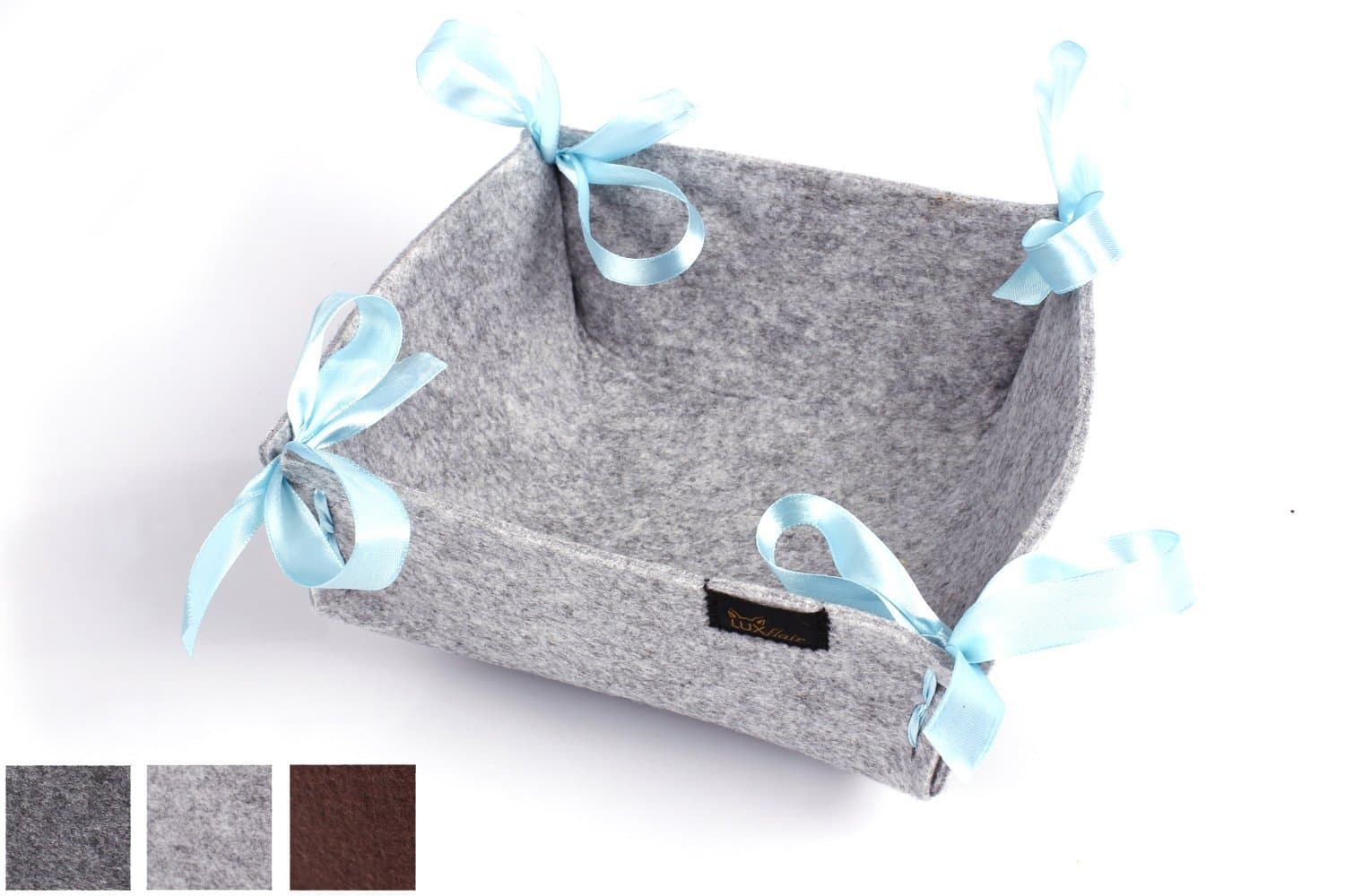 Felt bread basket small light grey Felt bread basket small light grey