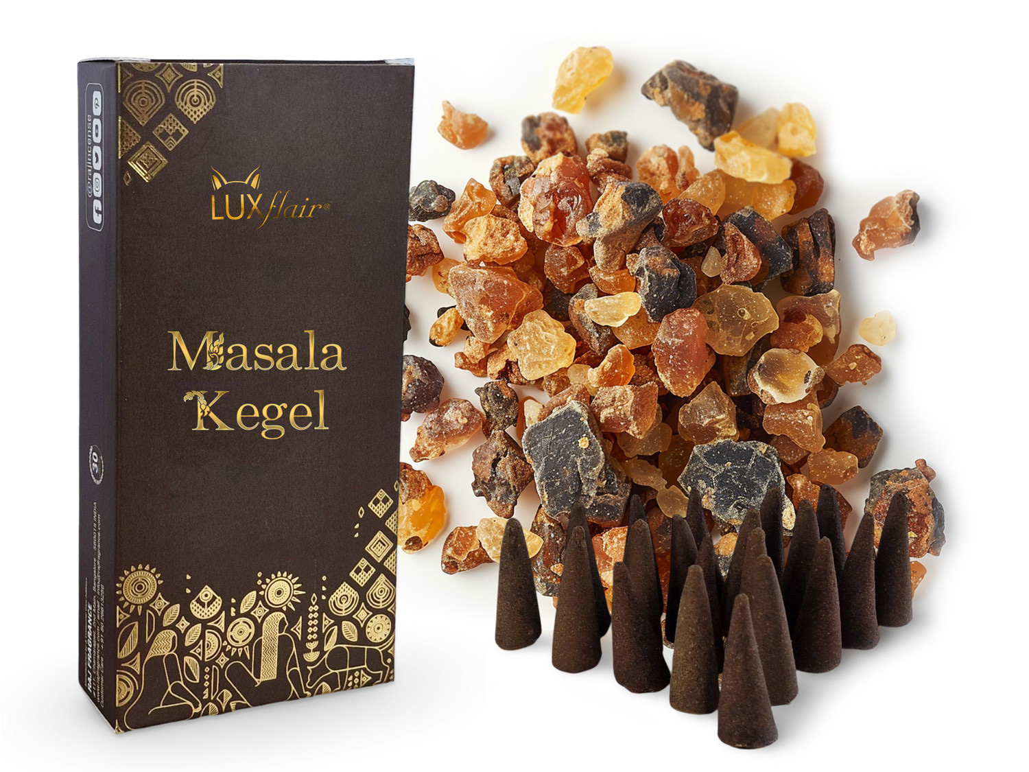Räucherkegel Masala Myrrhe (LX2358)