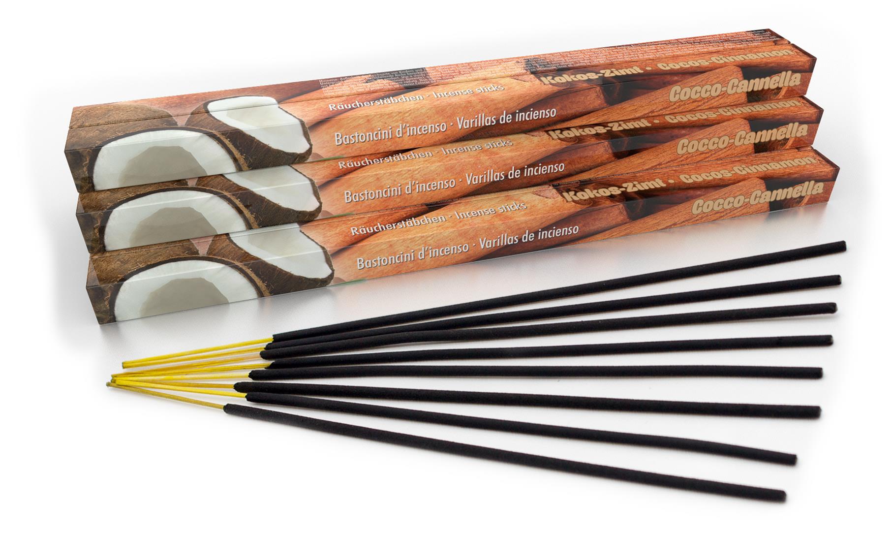 Räucherstäbchen Kokos Zimt 10er Set (LX1718-10er)