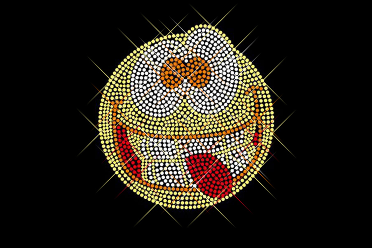 Strassstein Motiv "Emoji Chaos" (LX2108)