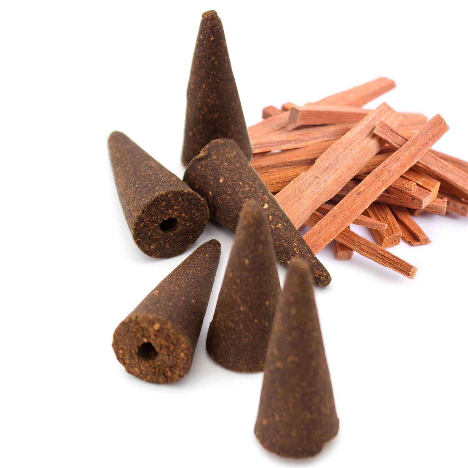 XXL Backflow incense cone 25 pieces - sandalwood XXL Backflow incense cone 25 pieces - sandalwood