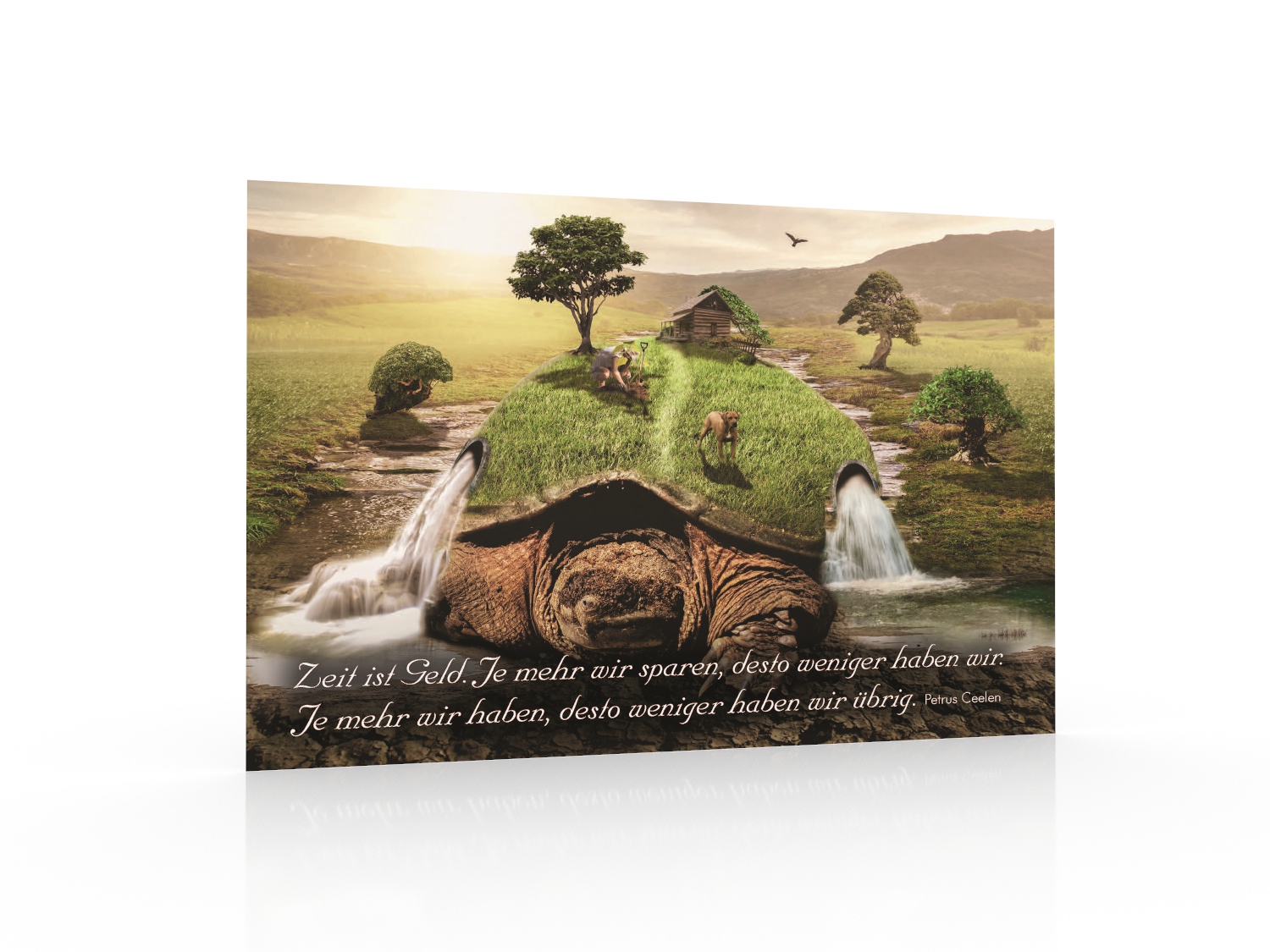 Inspiration card "Time is money