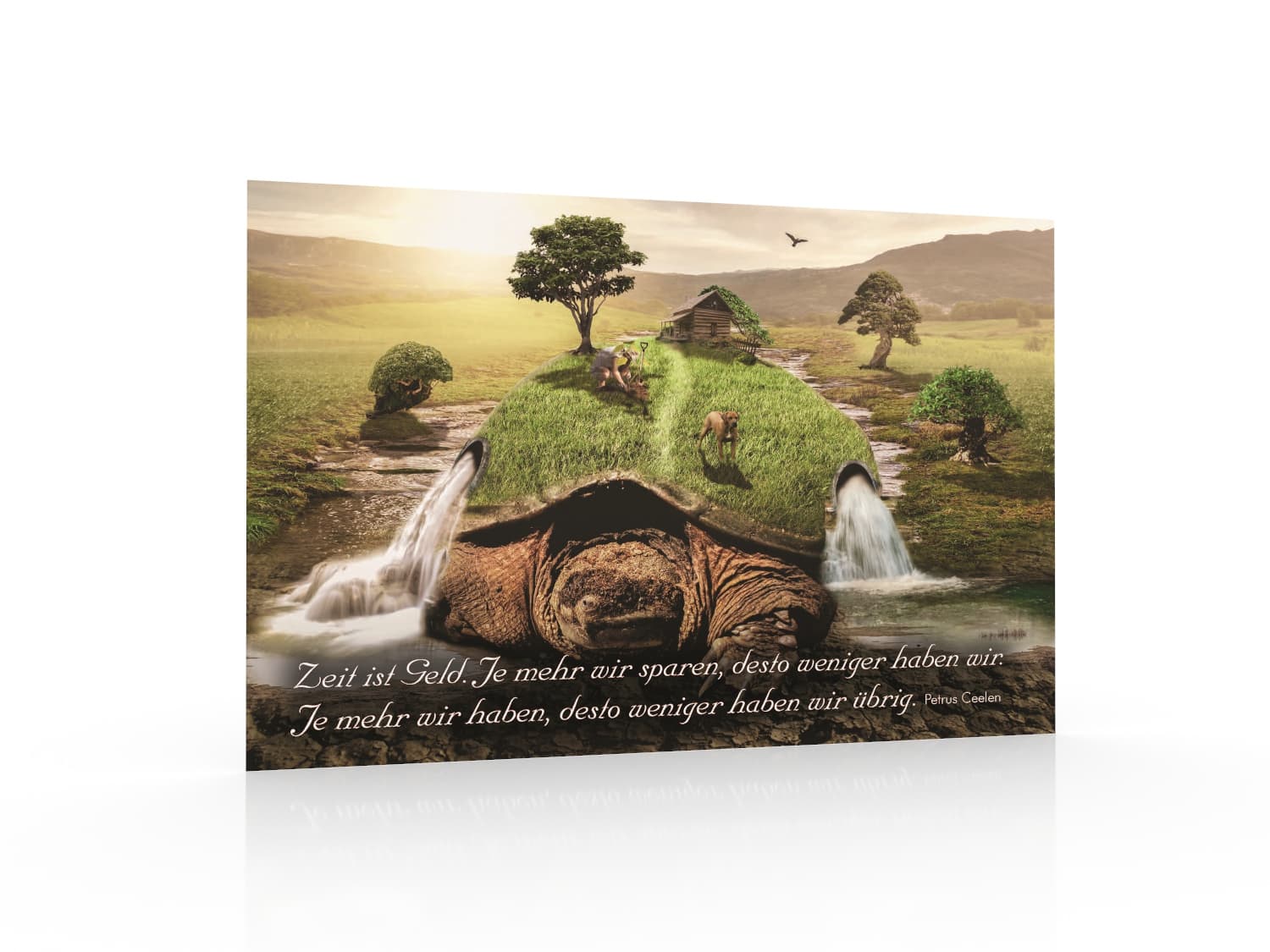 Inspiration card "Time is money