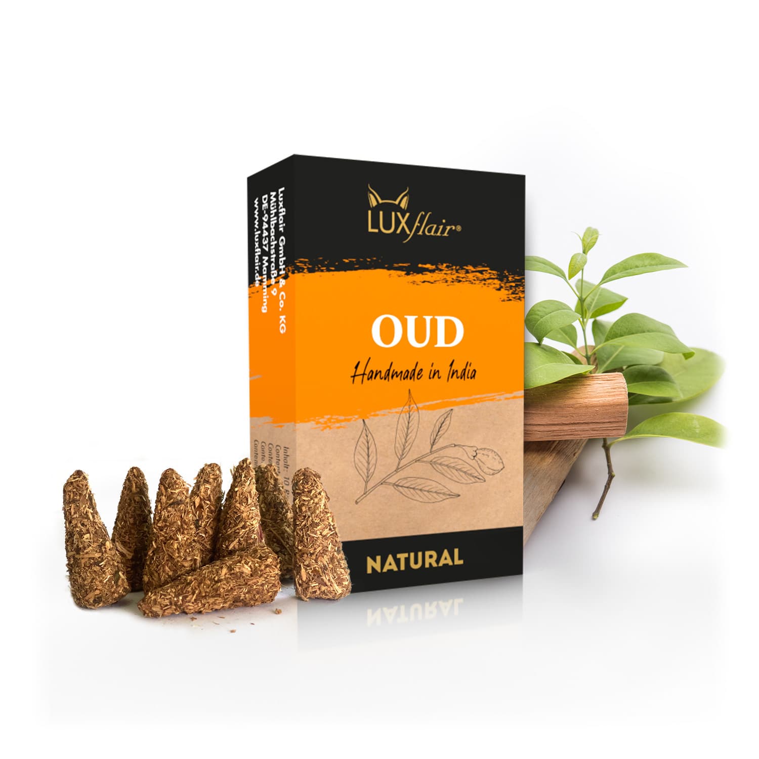 Natural incense cones Oudh - NATURAL OUD