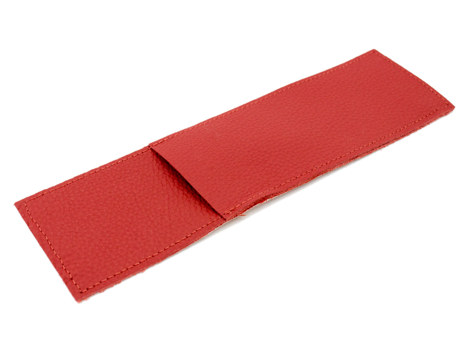 Leder Platzset 8-tlg (koralrot) (LX2173)