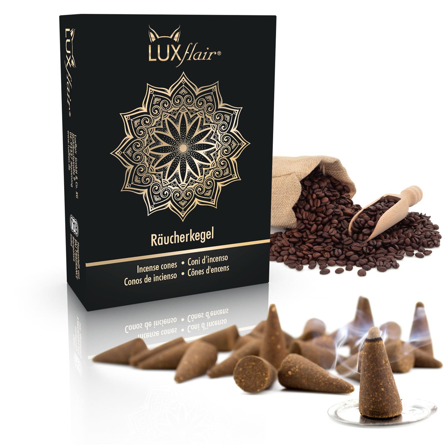 Incense cones 25 pieces - coffee Incense cones 25 pieces - coffee