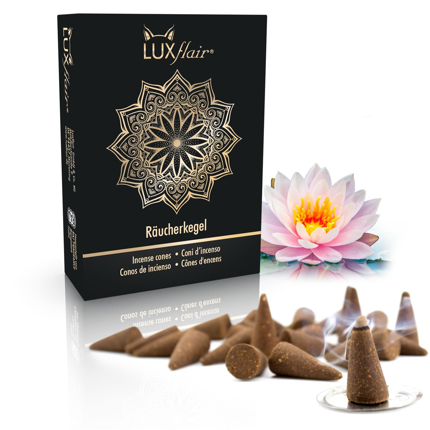 Räucherkegel 25 Stück - Lotus (LX2296)