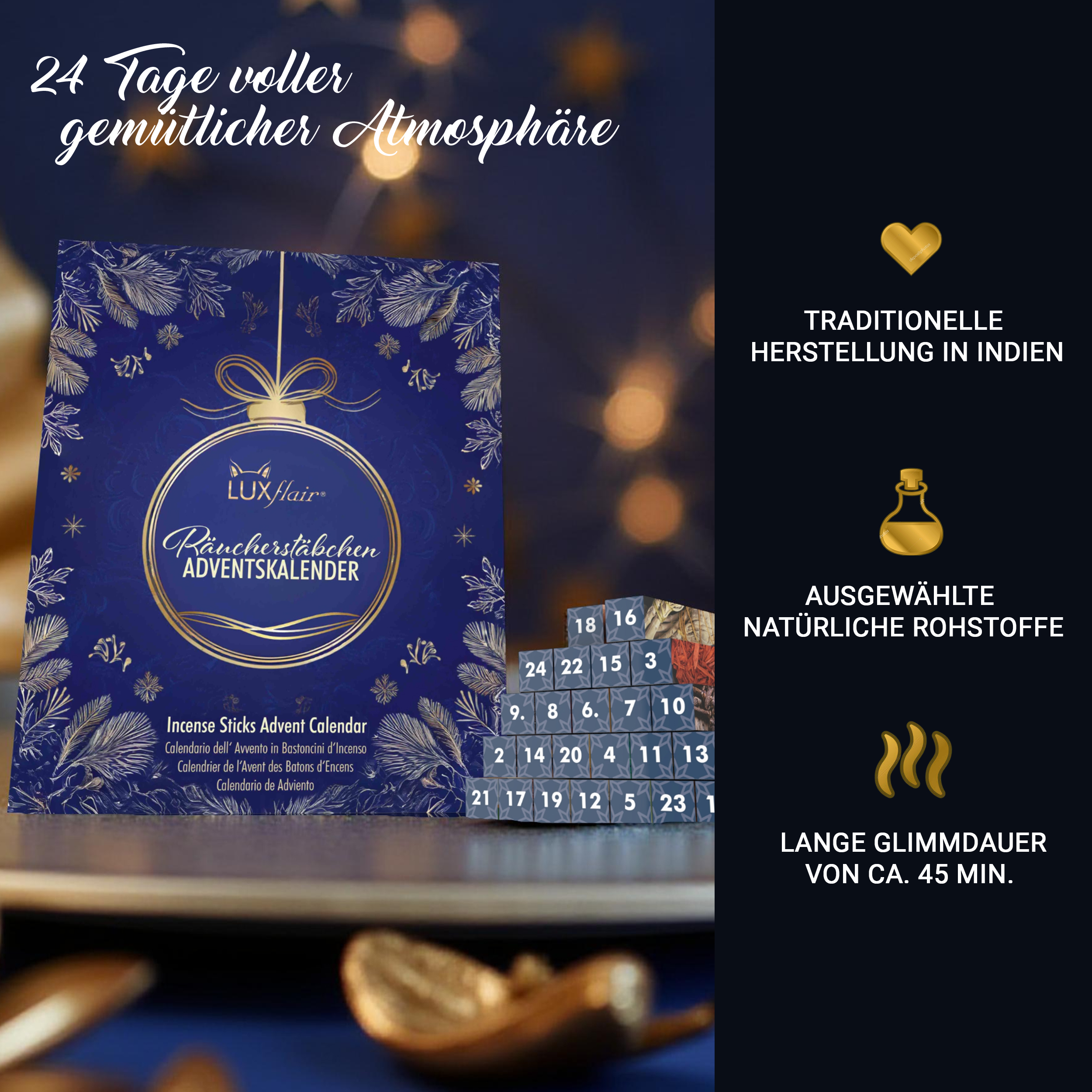 Räucherstäbchen Adventskalender 2025