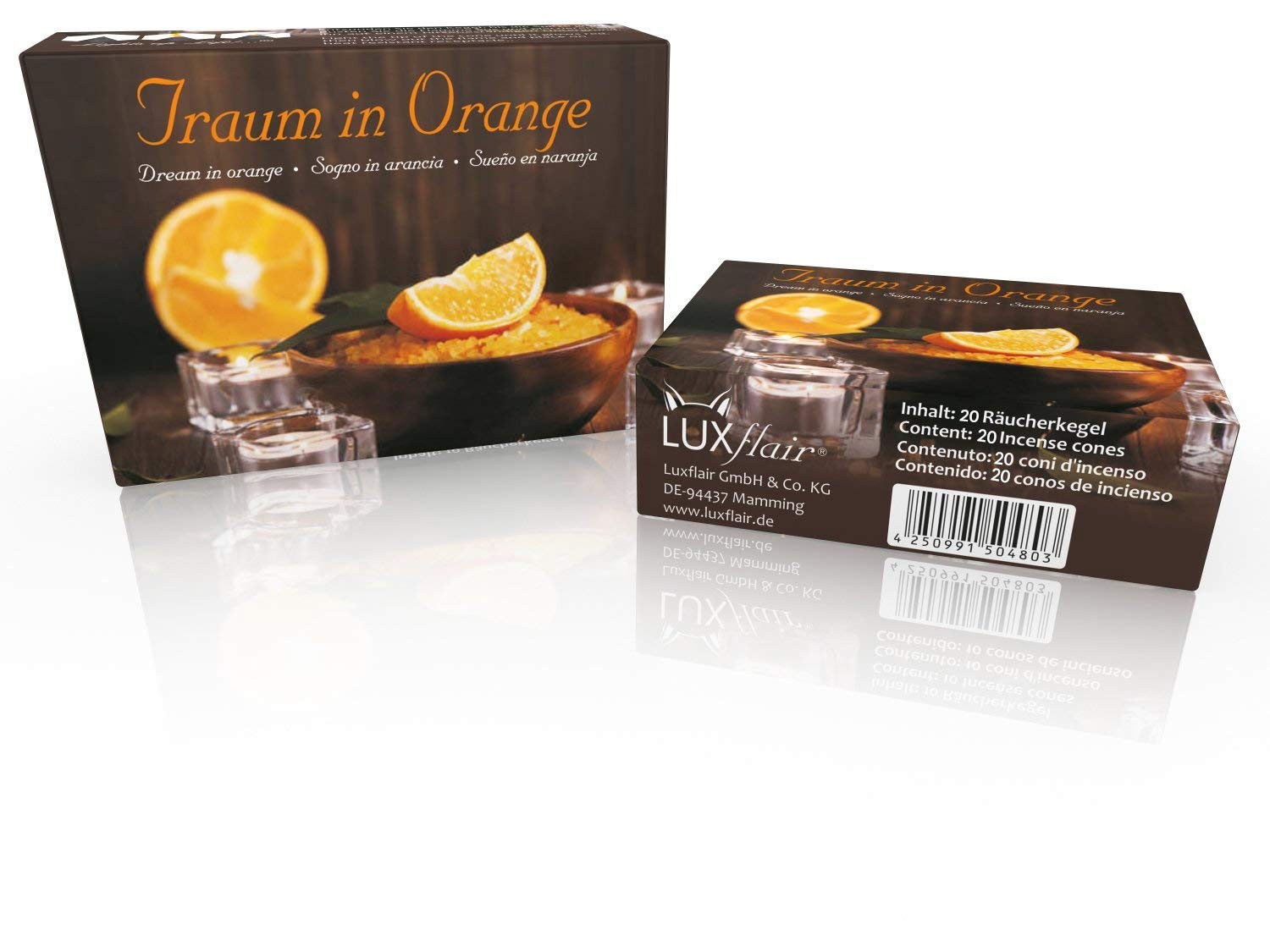 Räucherkegel: Traum in Orange (LX1401)