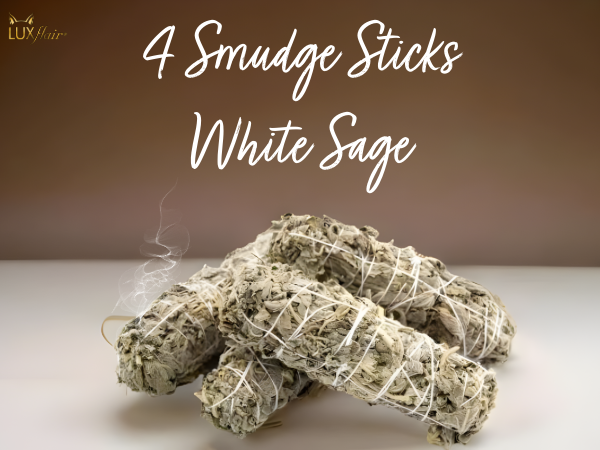 White Sage 25g Smudge Bundle - Set of 4 Smudge Sticks