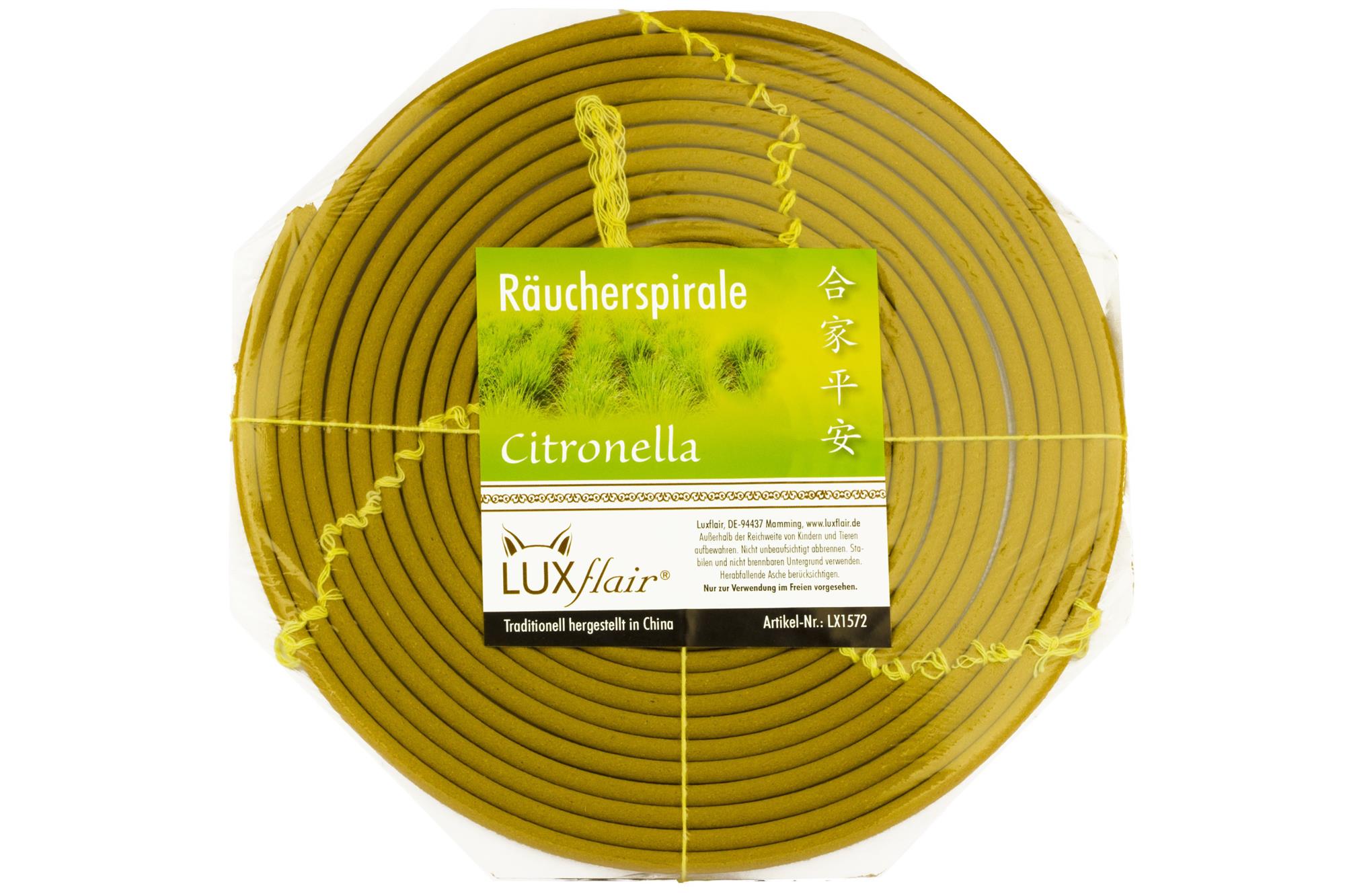 1 Tag Räucherspirale mit Citronella-Duft (LX1572)