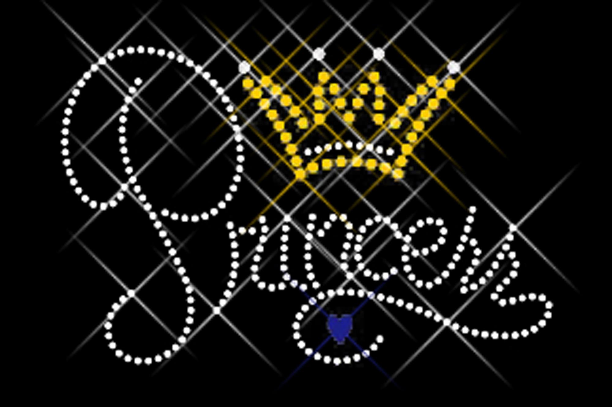 Rhinestone motif "Princess Rhinestone motif "Princess