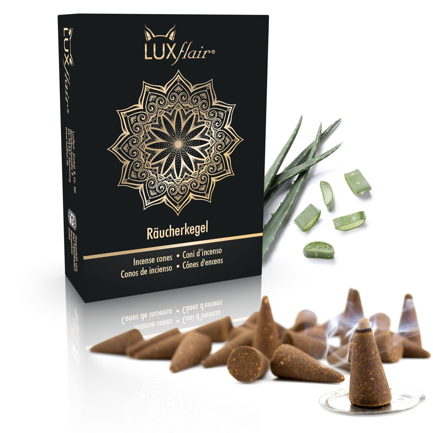 Räucherkegel 25 Stück - Aloe Vera (LX2300)