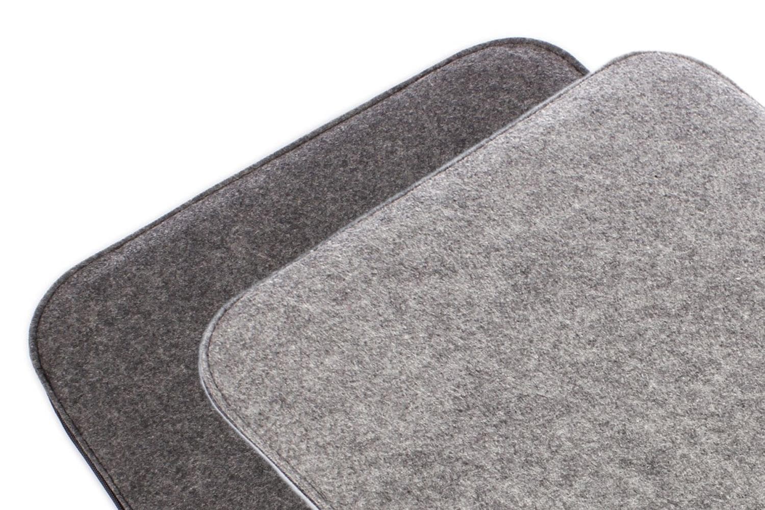 Felt seat cushion 2 coloured to turn in dark grey and grey mottled Felt seat cushion 2 coloured to turn in dark grey and grey mottled