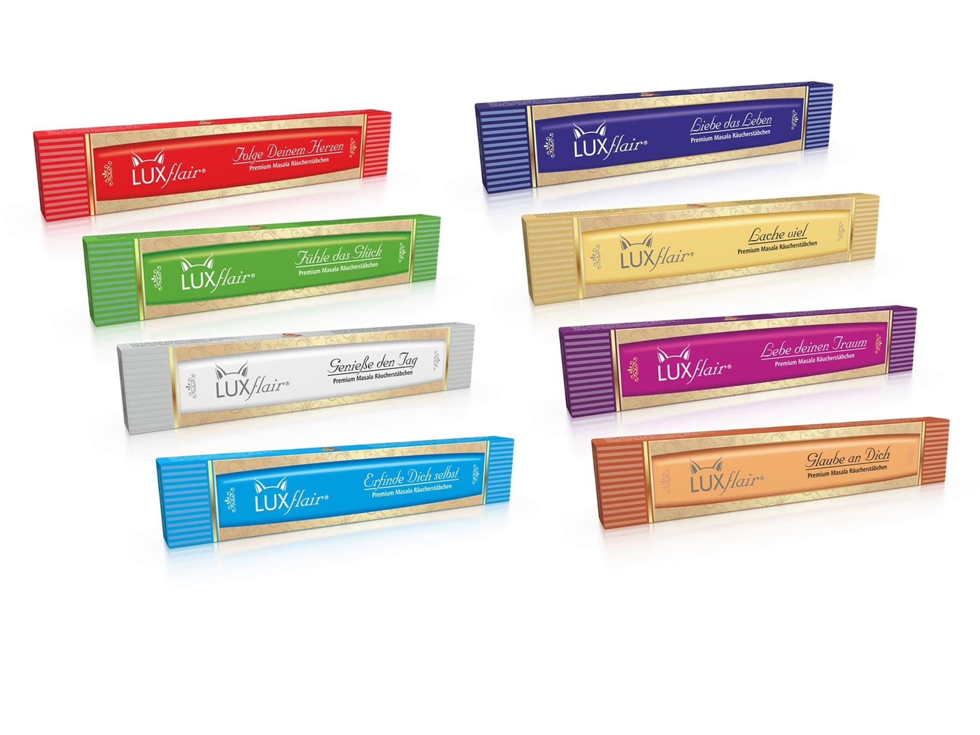 Masala incense sticks - 8 good luck messages