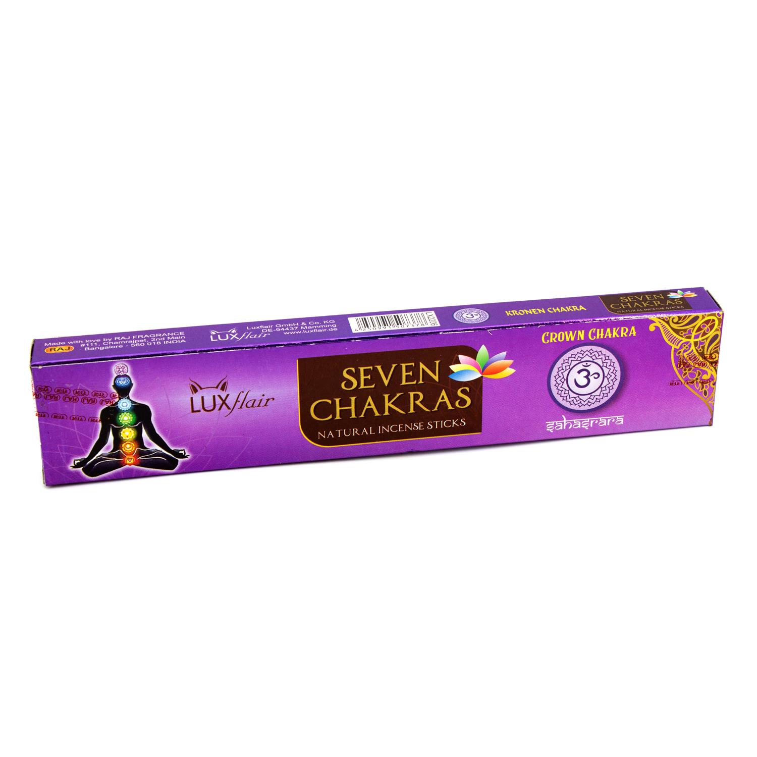 Masala Räucherstäbchen "7 Chakren" Kronenchakra (LX2206)