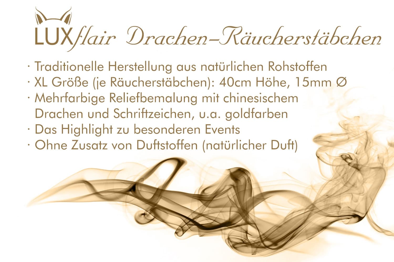 3er Set XL Drachen-Räucherstäbchen "Dragon Incense", ca. 40cm Höhe (LX1583) 3er Set XL Drachen-Räucherstäbchen "Dragon Incense", ca. 40cm Höhe (LX1583)