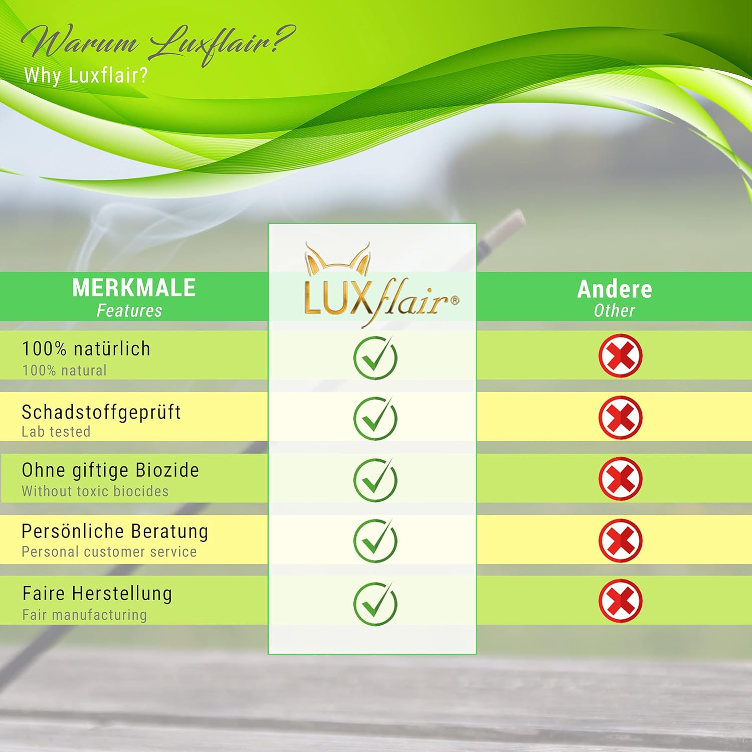 10 packs of citronella incense sticks