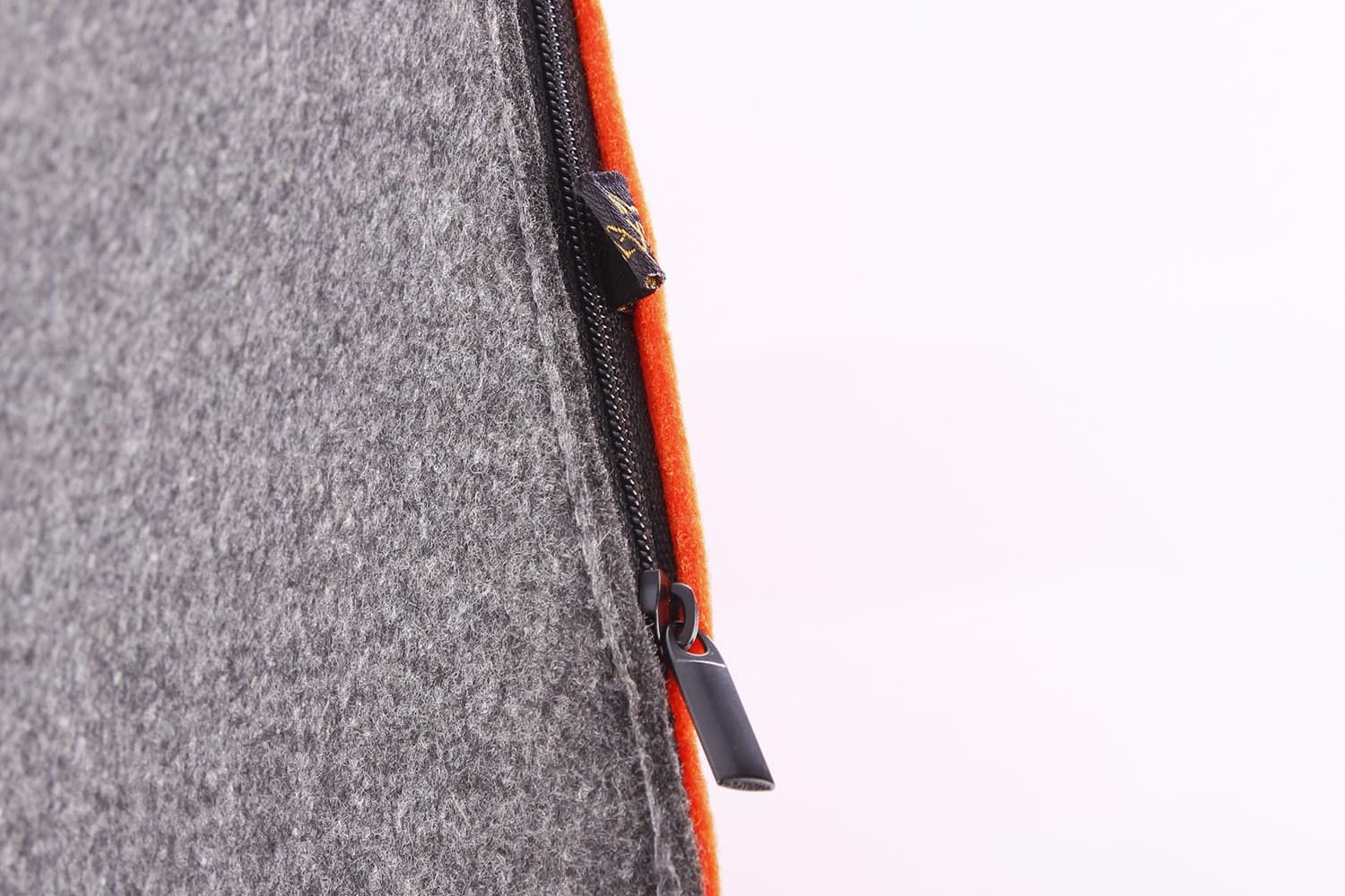 Felt seat cushion 2 coloured to turn in orange and dark grey