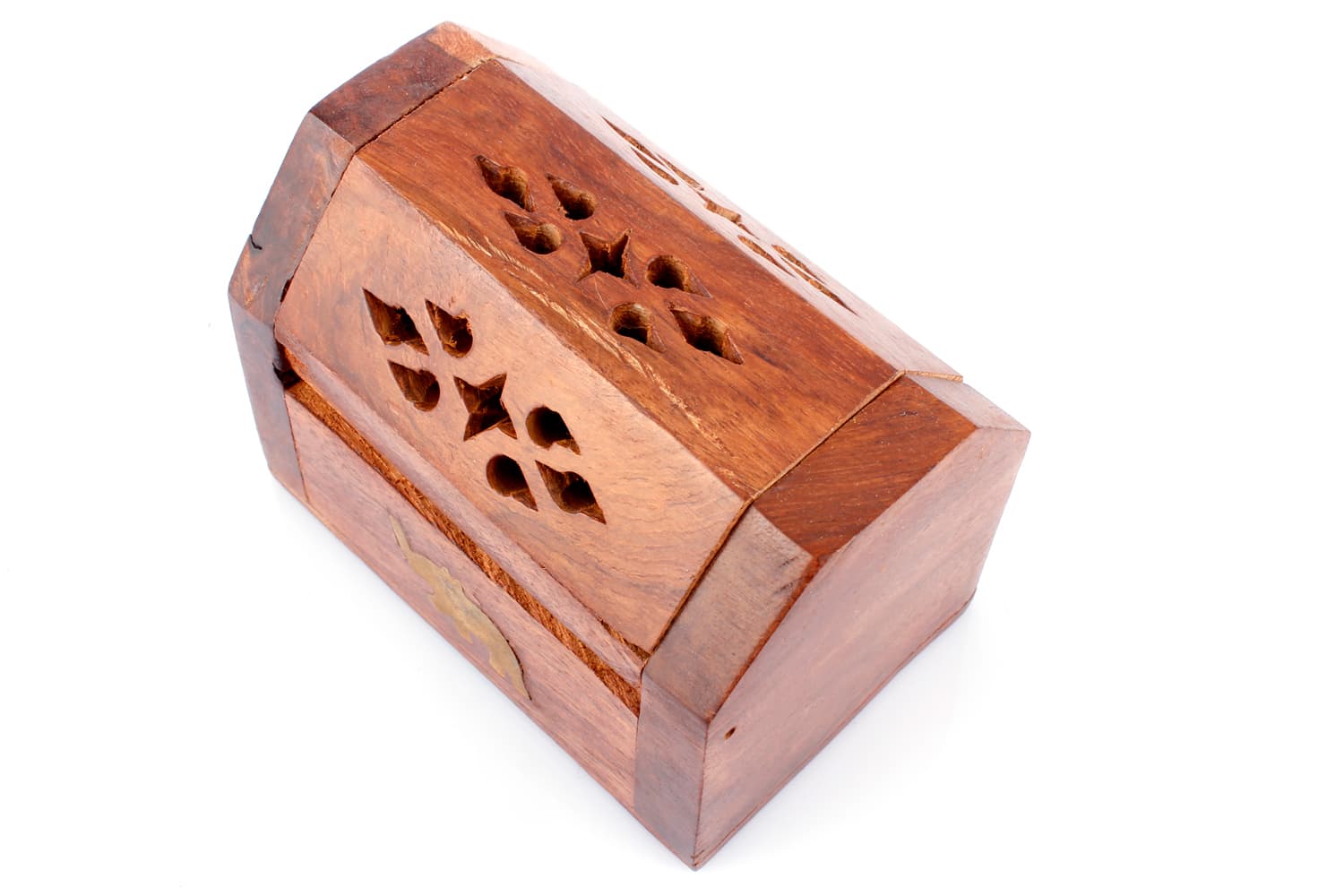 Sheesham wood incense cone box