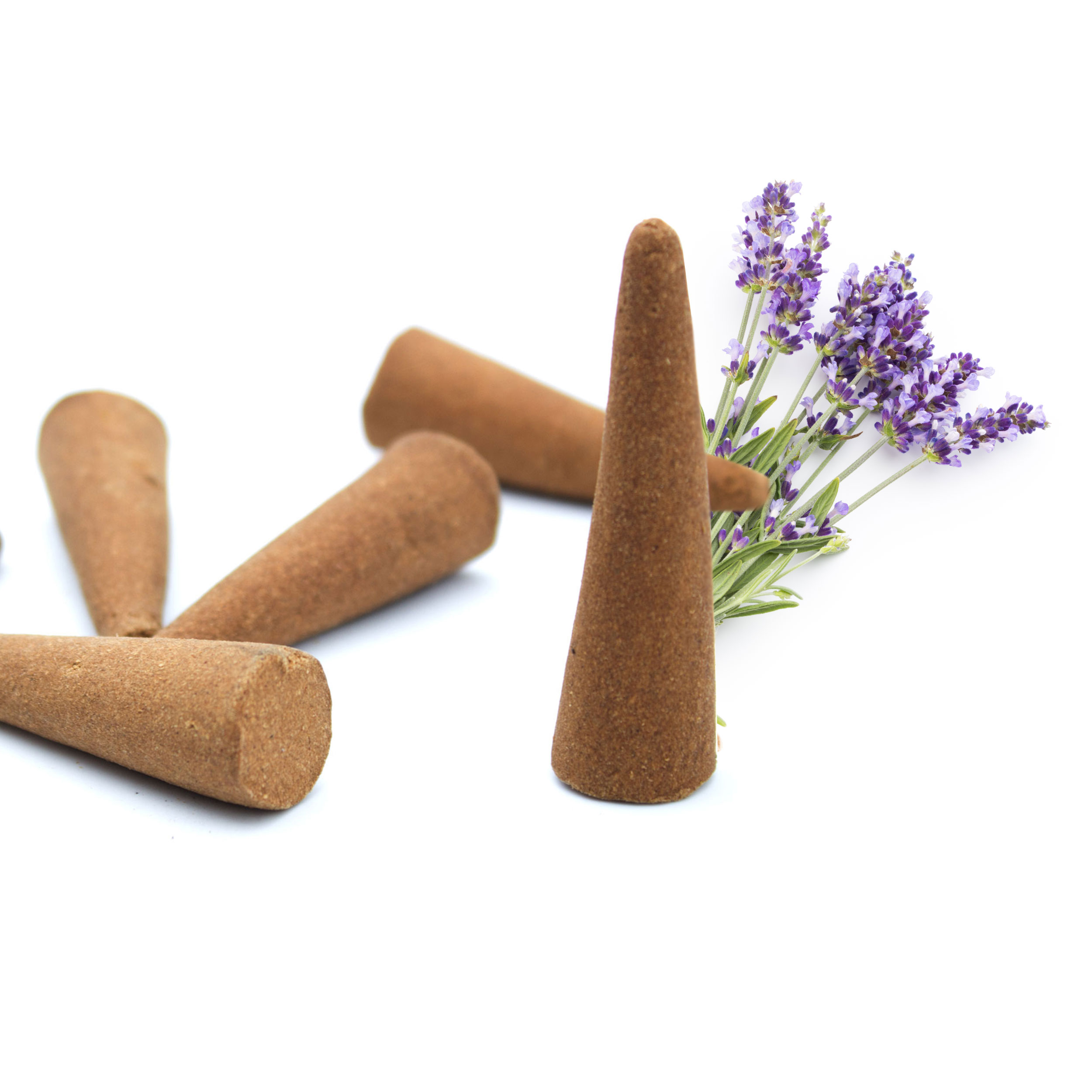XXL Räucherkegel 25 Stück - Lavendel (LX2295-XXL)