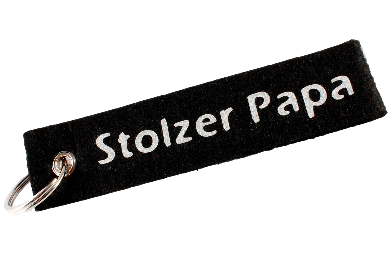 Filz Schlüsselanhänger "Stolzer Papa" (LX1519)