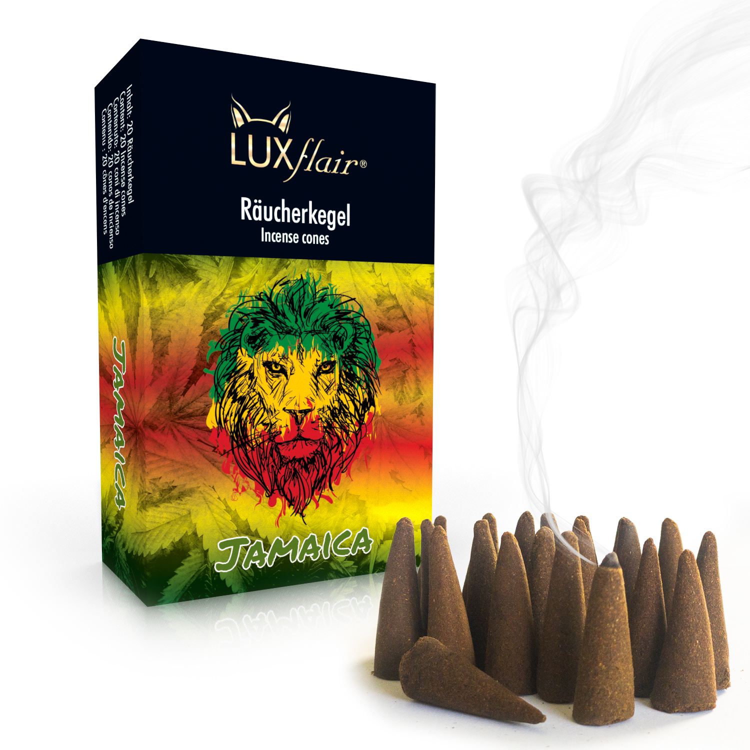 Incense cone Jamaica - 20 pieces