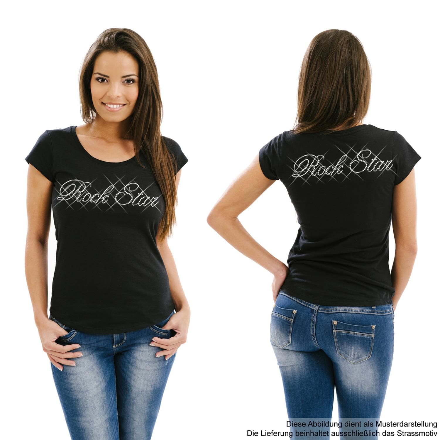 Rhinestone motif "Rockstar