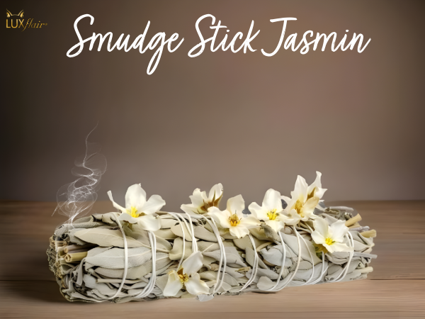 White sage incense bundle - Smudge stick jasmine