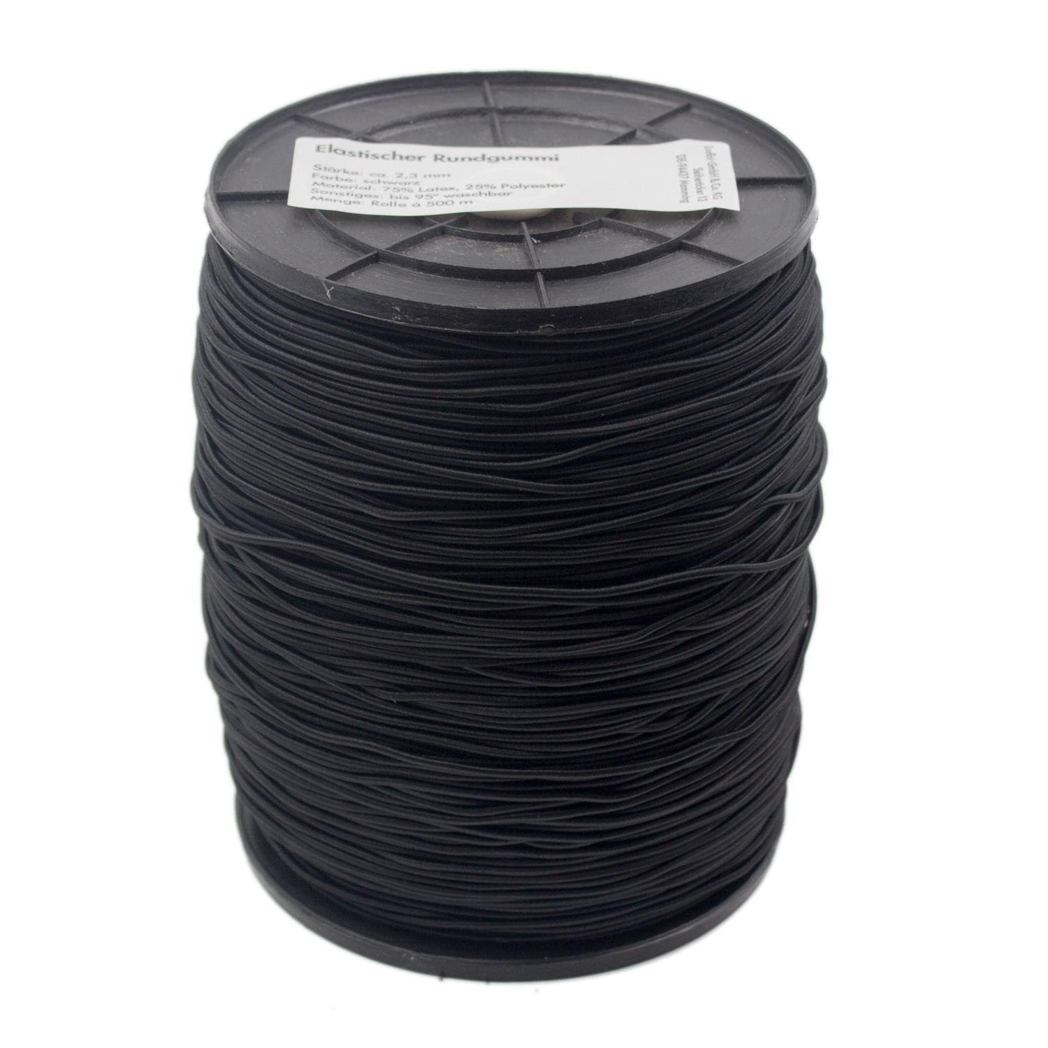 2,3mm Gummikordel - Gummiband im 100m Spar-Gebinde (LX2046-100)