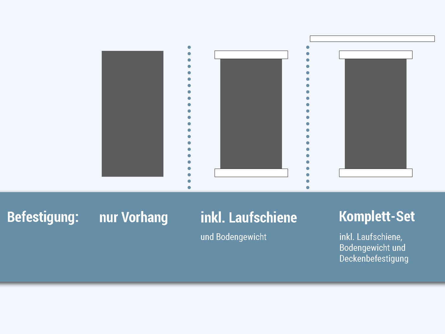 Filz Vorhang 60x250cm, Raumteiler in versch. Farben (LX1988-001)