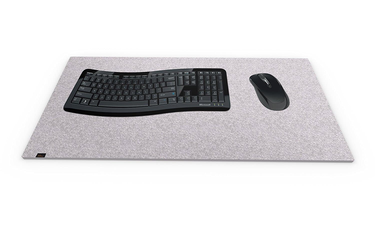 Felt desk mat greyish Felt desk mat greyish