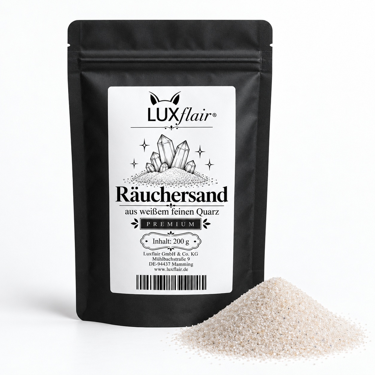 Premium Smoking Sand 200g made from white quartz