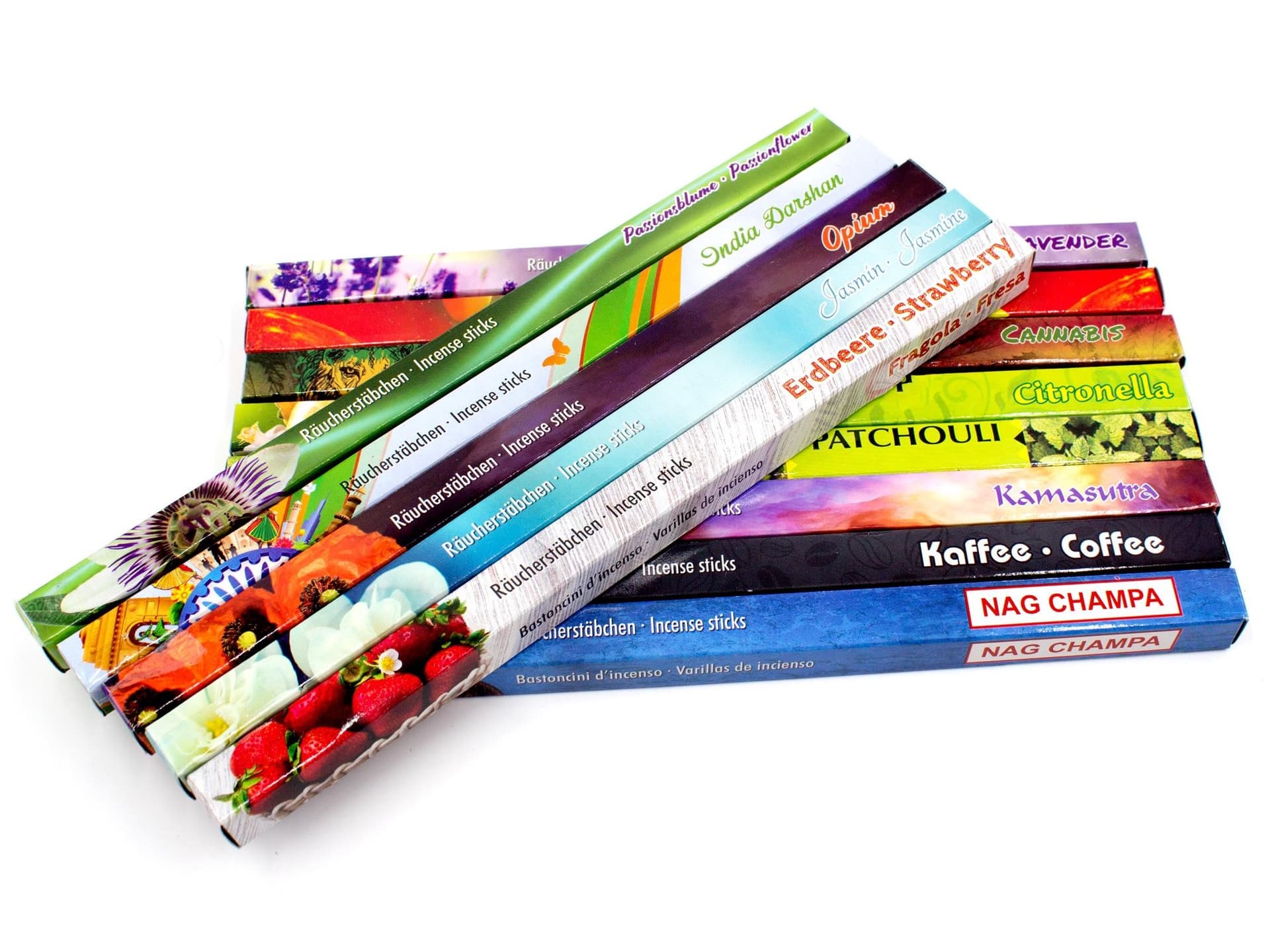 Incense mix with 26 fragrances (summer set) Incense mix with 26 fragrances (summer set)
