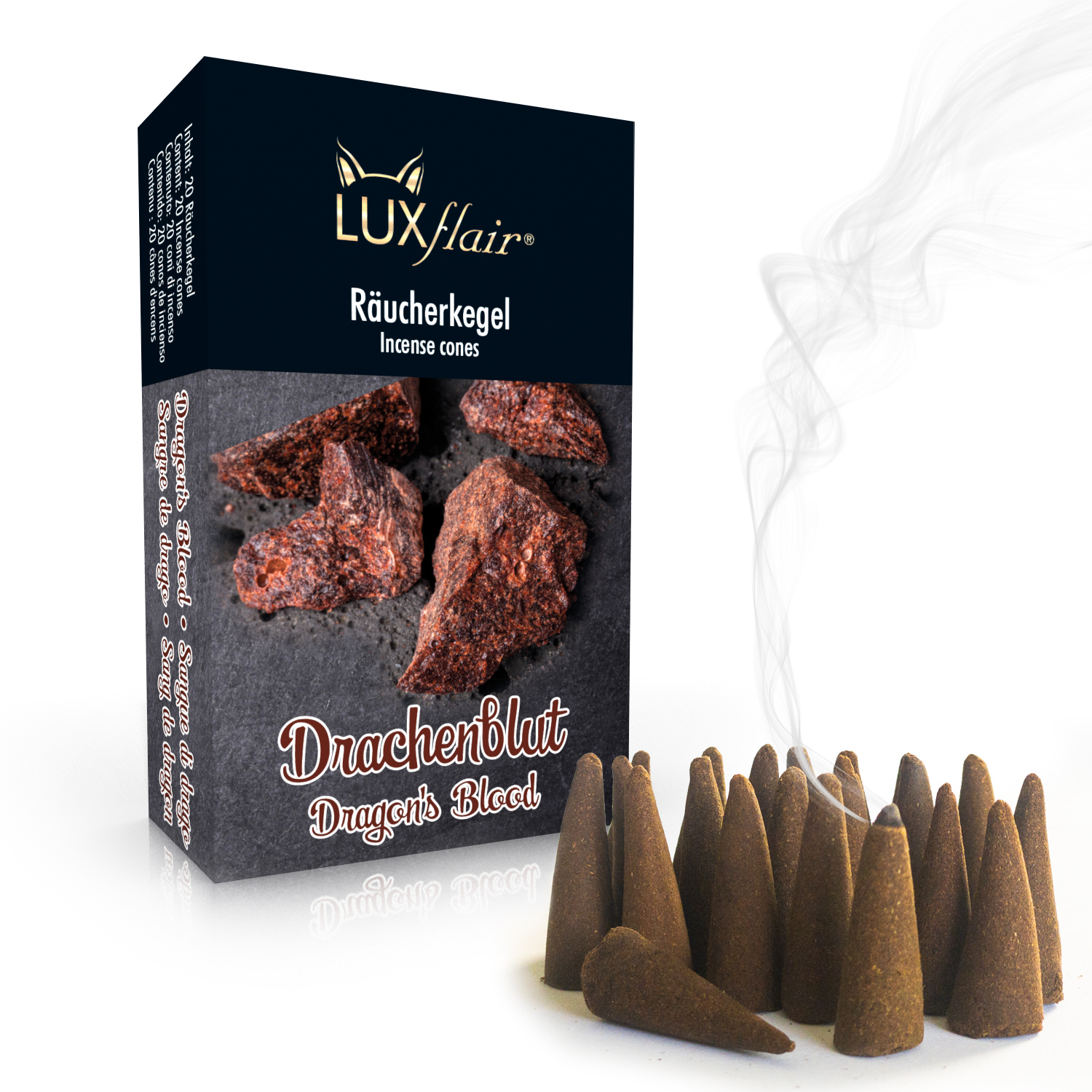 Dragon's blood incense cone - 20 pieces
