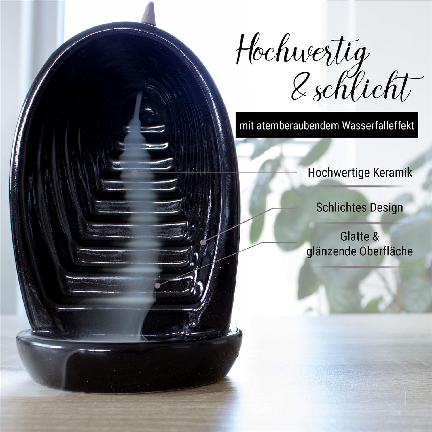 Rückfluss Räucherkegelhalter inkl. 10 Backflow/Rückfluss Räucherkegel (LX2307) Rückfluss Räucherkegelhalter inkl. 10 Backflow/Rückfluss Räucherkegel (LX2307)