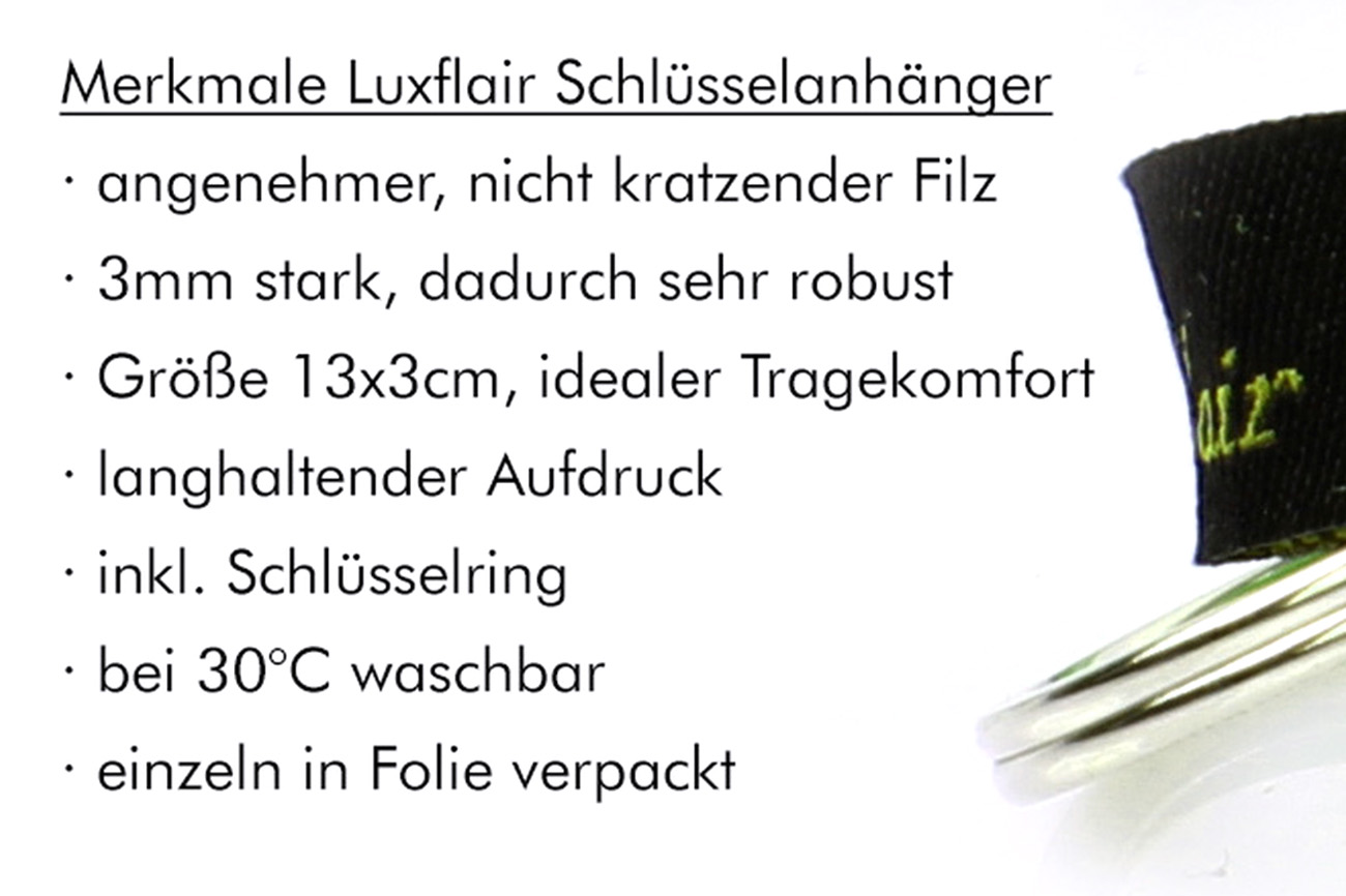Filz Schlüsselanhänger "127.0.0.1" (LX1704)
