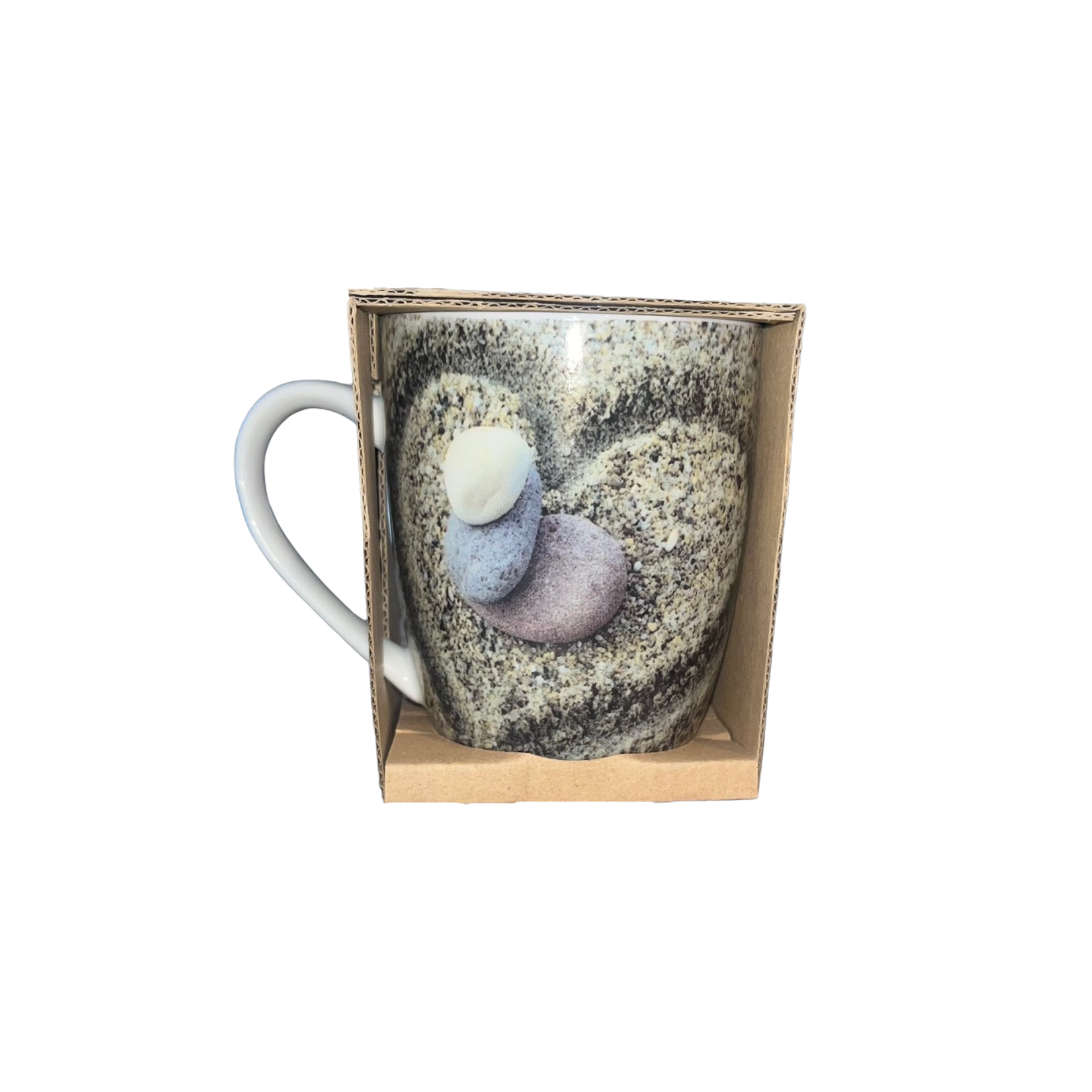 I love you porcelain mug with heart